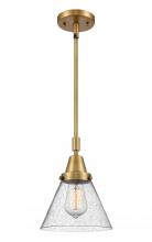 Innovations Lighting 447-1S-BB-G44 - Cone - 1 Light - 8 inch - Brushed Brass - Mini Pendant