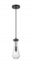 Innovations Lighting 451-1P-BK-G451-4SDY - Owego - 1 Light - 5 inch - Matte Black - Pendant
