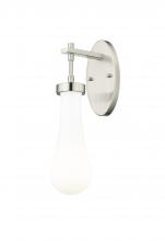 Innovations Lighting 451-1W-SN-G451-4GWH - Owego - 1 Light - 5 inch - Satin Nickel - Sconce