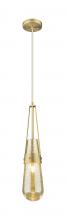 Innovations Lighting 452-1P-BB-G452-4ME - Milan - 1 Light - 4 inch - Brushed Brass - Pendant