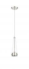 Innovations Lighting 452-1P-PN - Milan - 1 Light - 4 inch - Polished Nickel - Pendant