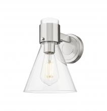 Innovations Lighting 464-1W-SN-G464C-7CL - Lawton Cone - 1 Light - 8 inch - Satin Nickel - Sconce