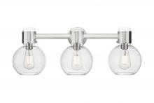 Innovations Lighting 464-3W-SN-G464B-7SDY - Lawton Sphere - 3 Light - 27 inch - Brushed Satin Nickel - Bath Vanity Light