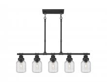 Innovations Lighting 472-5I-TBK-G472-6SDY - Somers - 5 Light - 43 inch - Textured Black - Linear Pendant