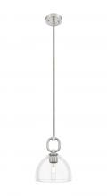 Innovations Lighting 485-1S-SN-G486-8CL - Hudson - 1 Light - 8 inch - Satin Nickel - Mini Pendant