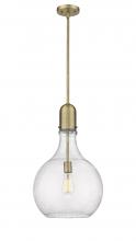 Innovations Lighting 492-1S-BB-G584-14 - Amherst - 1 Light - 14 inch - Brushed Brass - Stem hung - Pendant