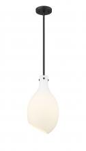 Innovations Lighting 493-1S-BK-G551-9 - Norwalk - 1 Light - 9 inch - Matte Black - Stem hung - Mini Pendant