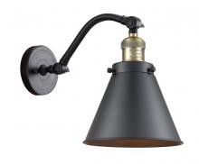 Innovations Lighting 515-1W-BAB-M13-BK - Appalachian - 1 Light - 8 inch - Black Antique Brass - Adjustable Sconce