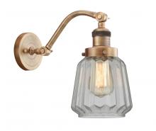 Innovations Lighting 515-1W-BB-G142 - Chatham - 1 Light - 7 inch - Brushed Brass - Adjustable Sconce