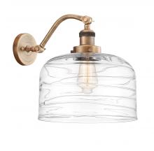 Innovations Lighting 515-1W-BB-G713-L - Bell - 1 Light - 12 inch - Brushed Brass - Adjustable Sconce