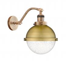 Innovations Lighting 515-1W-BB-HFS-84-BB - Hampden - 1 Light - 9 inch - Brushed Brass - Adjustable Sconce