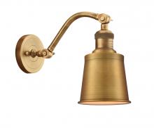 Innovations Lighting 515-1W-BB-M9-BB - Addison - 1 Light - 5 inch - Brushed Brass - Adjustable Sconce