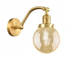 Innovations Lighting 515-1W-SG-G208-6 - Beacon - 1 Light - 6 inch - Satin Gold - Adjustable Sconce