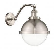 Innovations Lighting 515-1W-SN-HFS-82-SN - Hampden - 1 Light - 9 inch - Brushed Satin Nickel - Adjustable Sconce