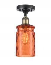 Innovations Lighting 516-1C-BAB-G352-TUR - Candor 1 Light Semi-Flush Mount