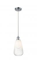 Innovations Lighting 516-1P-PC-G480-6OP - Brookhaven Almond - 1 Light - 6 inch - Polished Chrome - Cord hung - Mini Pendant