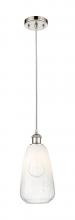 Innovations Lighting 516-1P-PN-G480-6OP - Brookhaven Almond - 1 Light - 6 inch - Polished Nickel - Cord hung - Mini Pendant