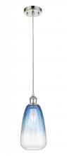 Innovations Lighting 516-1P-PN-G480-6SB - Brookhaven Almond - 1 Light - 6 inch - Polished Nickel - Cord hung - Mini Pendant