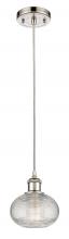 Innovations Lighting 516-1P-PN-G555-6CL - Ithaca - 1 Light - 6 inch - Polished Nickel - Cord hung - Mini Pendant