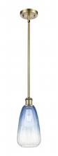 Innovations Lighting 516-1S-AB-G480-6SB - Brookhaven Almond - 1 Light - 6 inch - Antique Brass - Stem hung - Mini Pendant