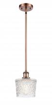 Innovations Lighting 516-1S-AC-G402 - Niagara - 1 Light - 7 inch - Antique Copper - Mini Pendant