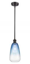 Innovations Lighting 516-1S-OB-G480-6SB - Brookhaven Almond - 1 Light - 6 inch - Oil Rubbed Bronze - Stem hung - Mini Pendant