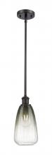 Innovations Lighting 516-1S-OB-G480-6SL - Brookhaven Almond - 1 Light - 6 inch - Oil Rubbed Bronze - Stem hung - Mini Pendant