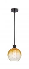 Innovations Lighting 516-1S-OB-G483-8AM - Brookhaven Globe - 1 Light - 8 inch - Oil Rubbed Bronze - Stem hung - Mini Pendant