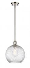 Innovations Lighting 516-1S-PN-G1214-10 - Twisted Swirl Mini Pendant