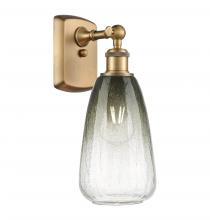 Innovations Lighting 516-1W-BB-G480-6SL - Brookhaven Almond - 1 Light - 6 inch - Brushed Brass - Sconce