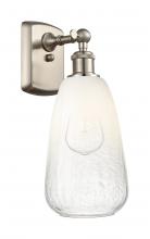 Innovations Lighting 516-1W-SN-G480-6OP - Brookhaven Almond - 1 Light - 6 inch - Brushed Satin Nickel - Sconce