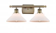 Innovations Lighting 516-2W-AB-G131 - Orwell - 2 Light - 18 inch - Antique Brass - Bath Vanity Light