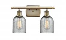 Innovations Lighting 516-2W-AB-G257 - Caledonia - 2 Light - 15 inch - Antique Brass - Bath Vanity Light