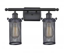 Innovations Lighting 516-2W-BK-220 - Bleecker 2 Light Bath Vanity Light