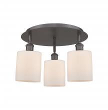 Innovations Lighting 516-3C-OB-G111 - Cobbleskill - 3 Light - 17 inch - Oil Rubbed Bronze - Semi-Flush Mount