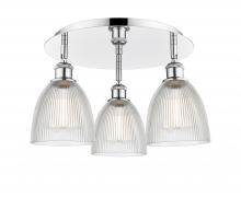 Innovations Lighting 516-3C-PC-G382 - Castile - 3 Light - 18 inch - Polished Chrome - Semi-Flush Mount