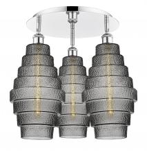 Innovations Lighting 516-3C-PC-G673-8 - Cascade - 3 Light - 20 inch - Polished Chrome - Flush Mount