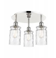 Innovations Lighting 516-3C-PN-G352 - Candor - 3 Light - 17 inch - Polished Nickel - Semi-Flush Mount