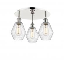 Innovations Lighting 516-3C-PN-G654-6 - Cindyrella - 3 Light - 18 inch - Polished Nickel - Semi-Flush Mount