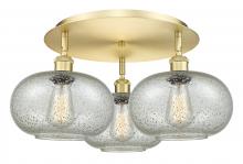 Innovations Lighting 516-3C-SG-G249 - Gorham - 3 Light - 21 inch - Satin Gold - Semi-Flush Mount