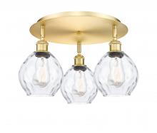Innovations Lighting 516-3C-SG-G362 - Waverly - 3 Light - 18 inch - Satin Gold - Semi-Flush Mount