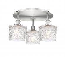 Innovations Lighting 516-3C-SN-G402 - Niagara - 3 Light - 18 inch - Satin Nickel - Semi-Flush Mount