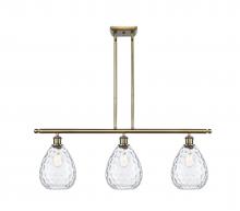 Innovations Lighting 516-3I-AB-G372 - Waverly - 3 Light - 36 inch - Antique Brass - Stem hung - Island Light