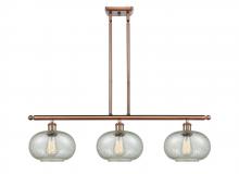 Innovations Lighting 516-3I-AC-G249 - Gorham - 3 Light - 36 inch - Antique Copper - Stem hung - Island Light