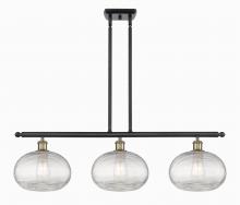 Innovations Lighting 516-3I-BAB-G555-10CL - Ithaca - 3 Light - 37 inch - Black Antique Brass - Stem hung - Island Light