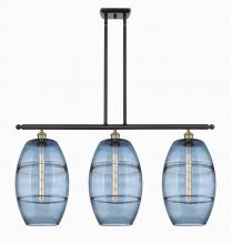 Innovations Lighting 516-3I-BAB-G557-10BL - Vaz - 3 Light - 37 inch - Black Antique Brass - Stem hung - Island Light