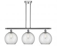 Innovations Lighting 516-3I-PC-G122-10CSN - Farmhouse Chicken Wire - 3 Light - 37 inch - Polished Chrome - Stem hung - Island Light