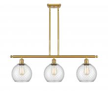 Innovations Lighting 516-3I-SG-G122-8CSN - Farmhouse Chicken Wire 3 Light Island Light