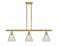 Innovations Lighting 516-3I-SG-G275 - Conesus - 3 Light - 36 inch - Satin Gold - Stem hung - Island Light