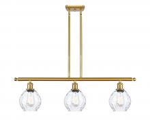 Innovations Lighting 516-3I-SG-G362 - Waverly - 3 Light - 36 inch - Satin Gold - Stem hung - Island Light